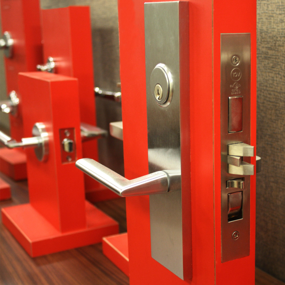 Modern lock and door handle